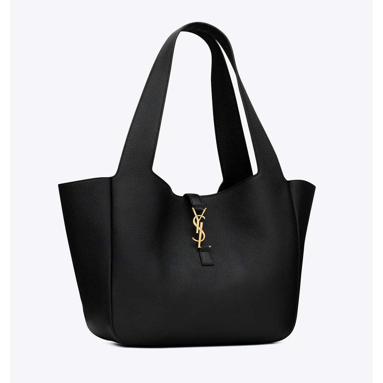 SAINT LAURENT Bea Leather Tote - NERO