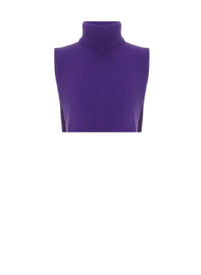 Saison 1865  Cashmere roll-neck jumper  - Purple