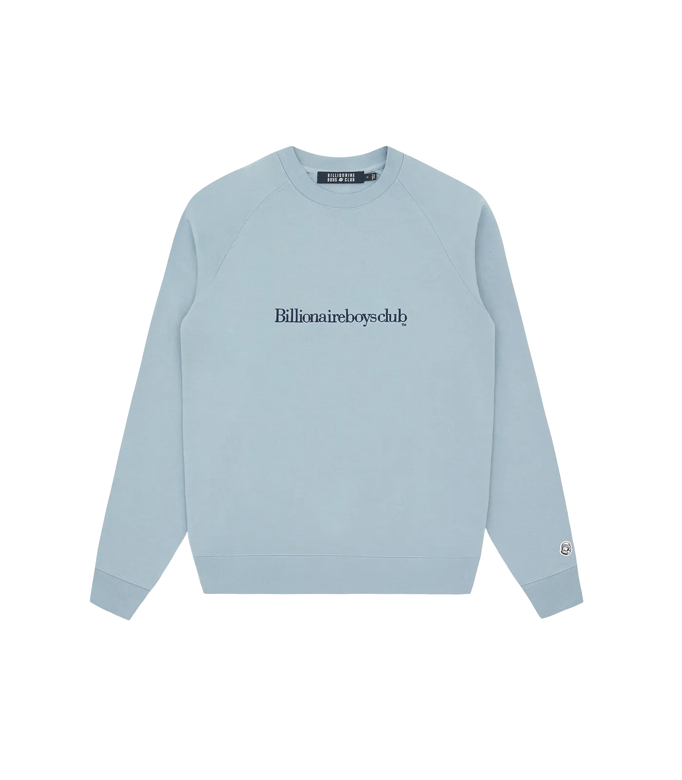 SERIF LOGO CREWNECK - BLUE