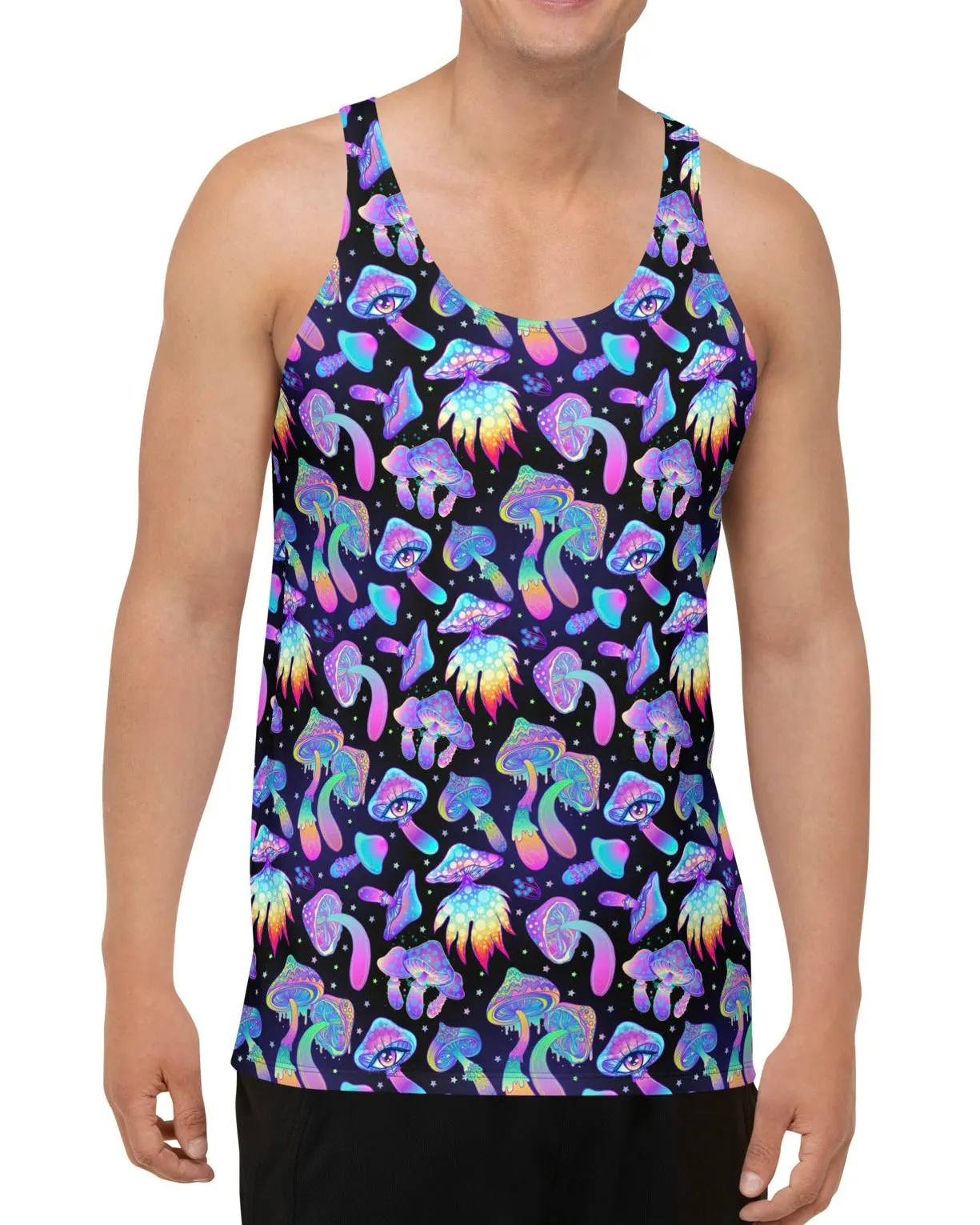 Shroomin Black Tank Top