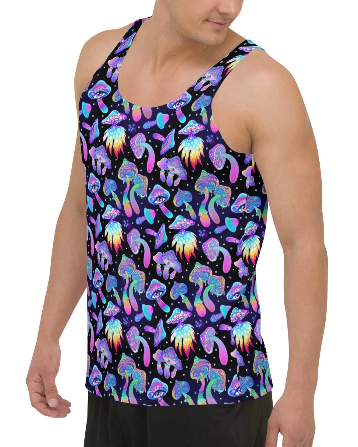 Shroomin Black Tank Top