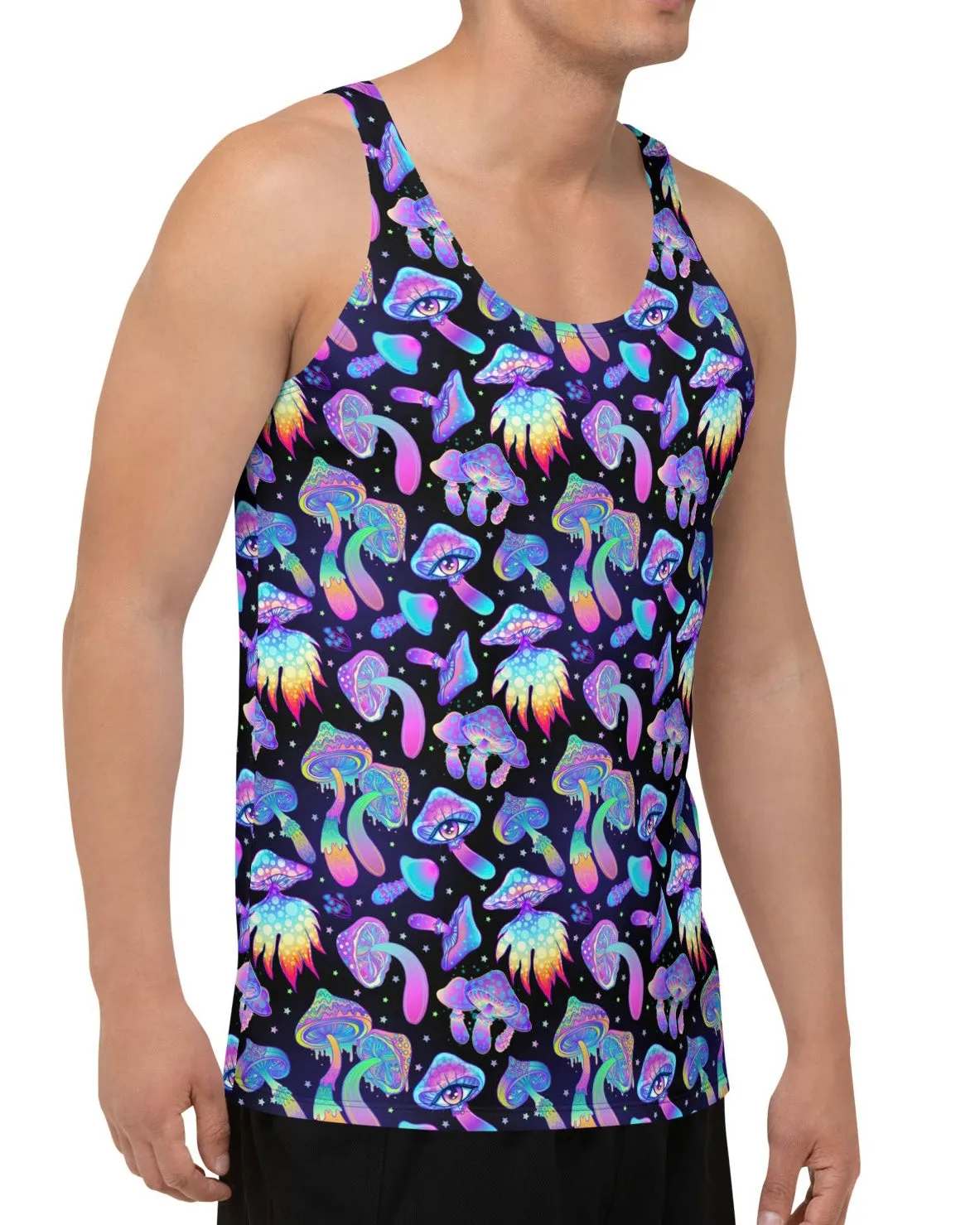 Shroomin Black Tank Top