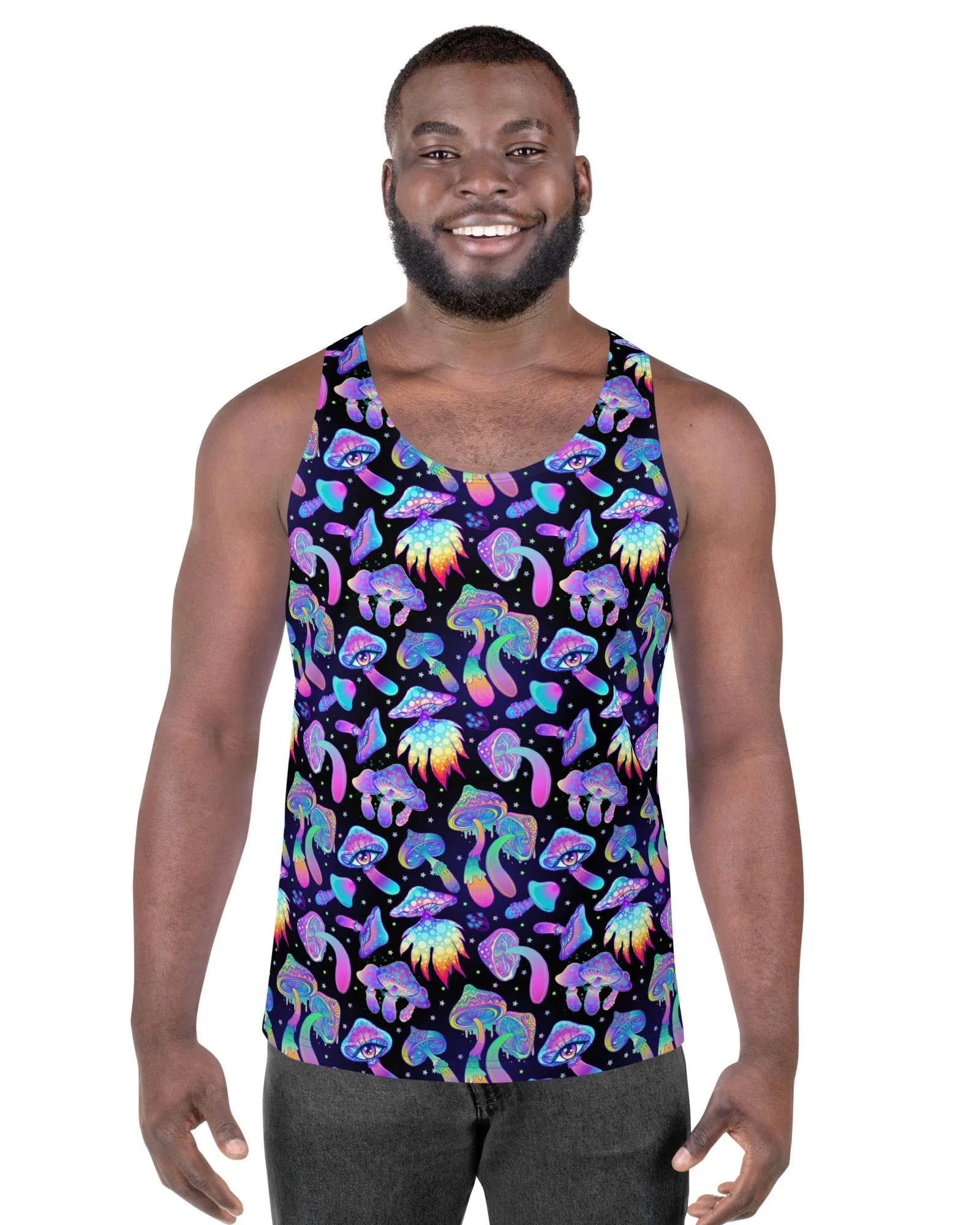 Shroomin Black Tank Top