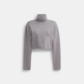 SIGNATURE CROPPED TURTLENECK