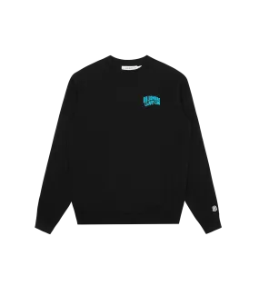 SMALL ARCH LOGO HIGHLIGHT CREWNECK - BLACK/BLUE