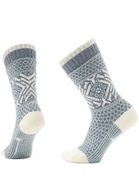 Smartwool Everyday Popcorn Snowflake Pattern Crew Socks