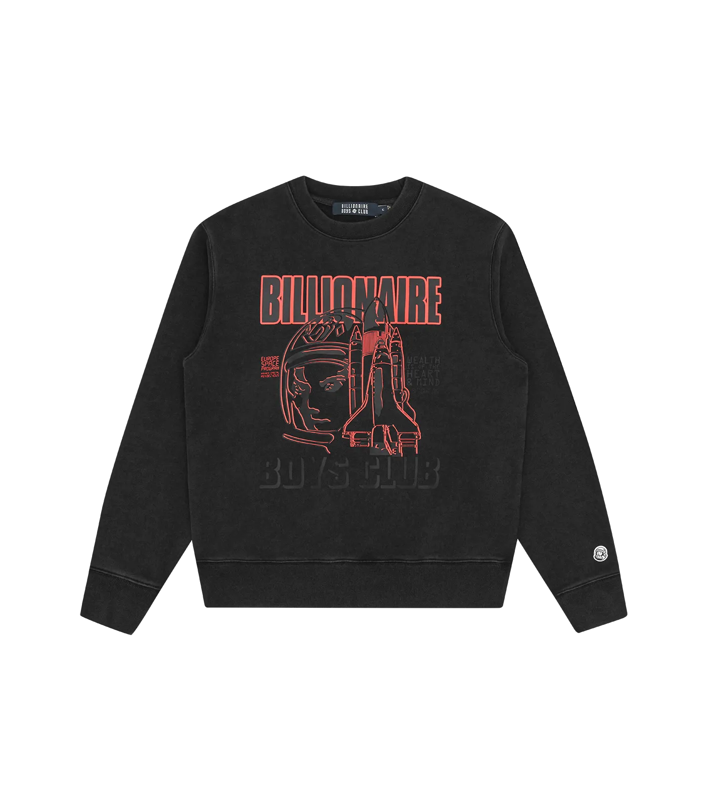 SPACE PROGRAM CREWNECK - BLACK