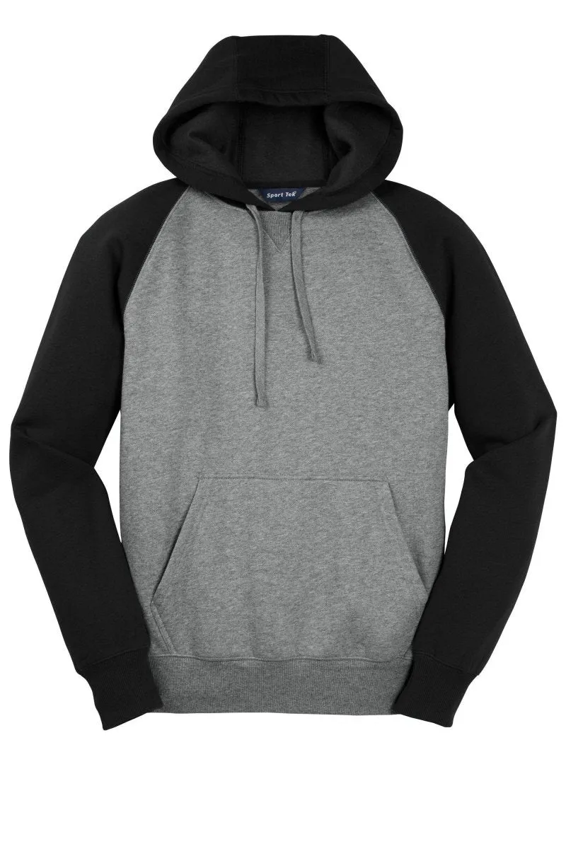 Sport-Tek Raglan Colorblock Pullover Hooded Sweatshirt