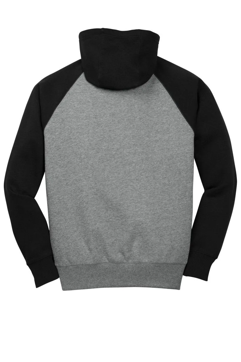 Sport-Tek Raglan Colorblock Pullover Hooded Sweatshirt