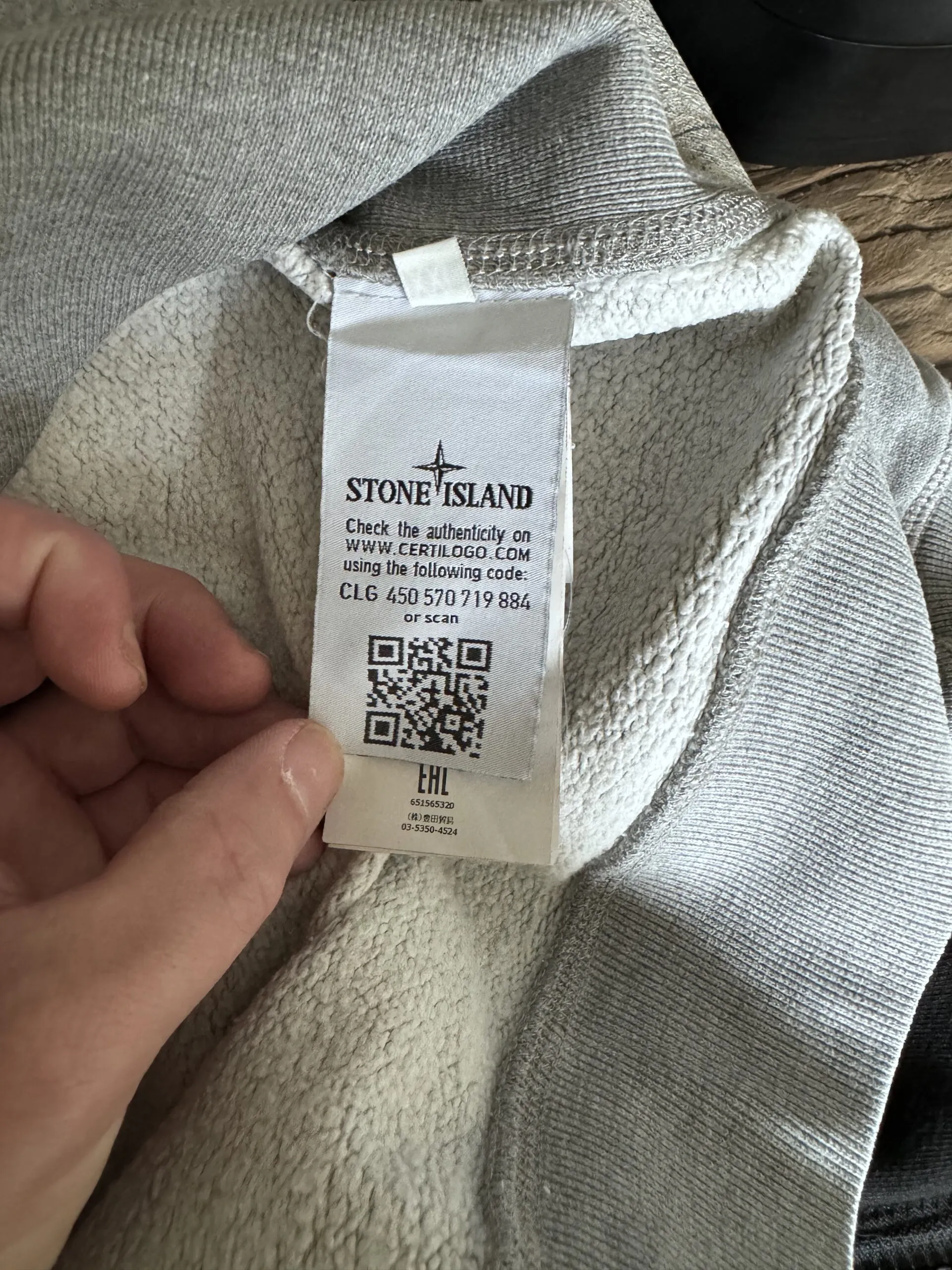 STONE ISLAND CREWNECK SWEATSHIRT