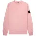 Stone Island Washed Crewneck Sweatshirt Rosa