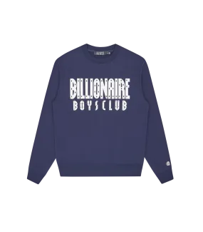 STRAIGHT LOGO CREWNECK - NAVY