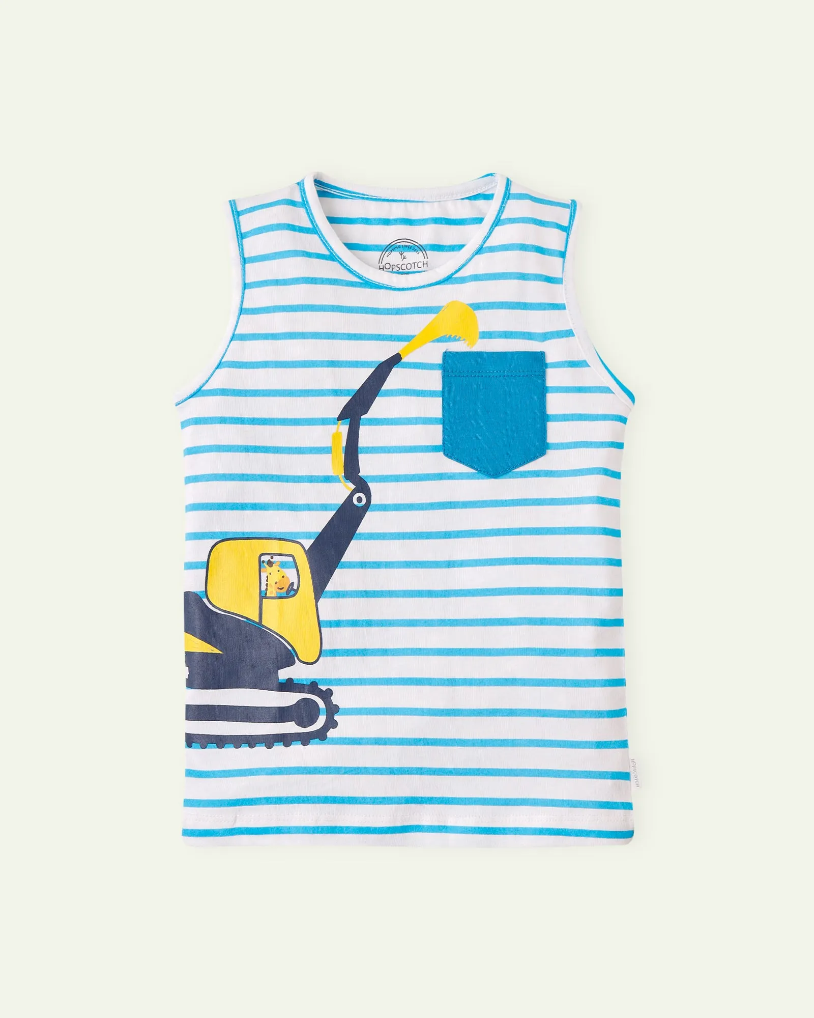 Striped Blue Tank Top