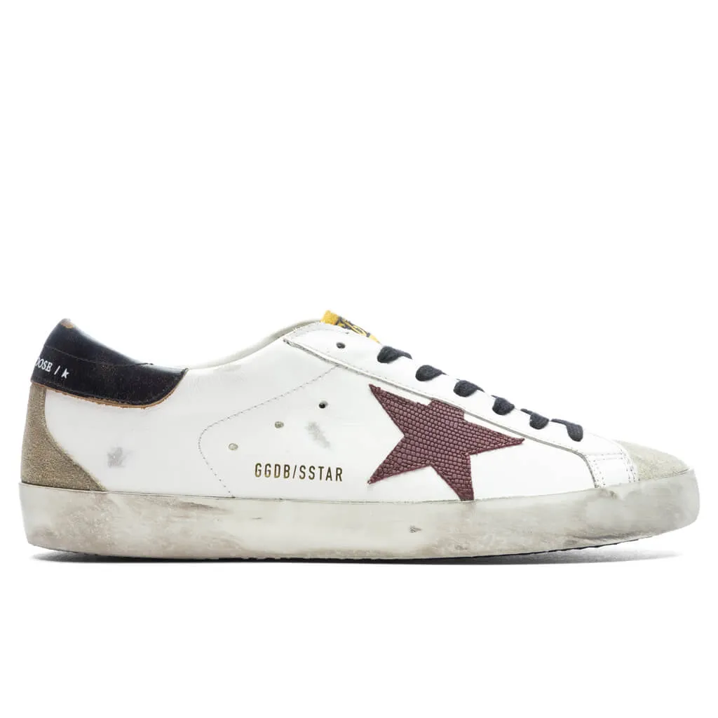 Super-Star Sneakers - White/Taupe/Bordeaux/Black