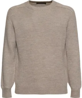 Tagliatore Wool Knit Crewneck Sweater