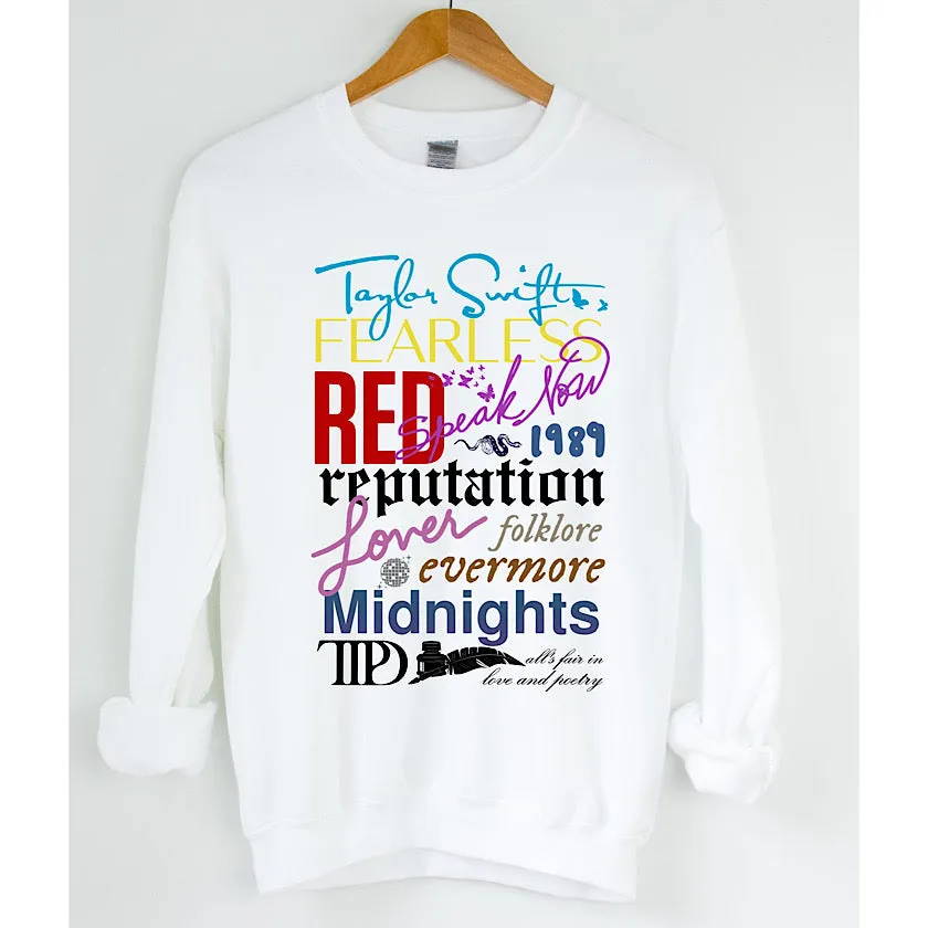 Taylor Eras Crewneck Sweatshirt