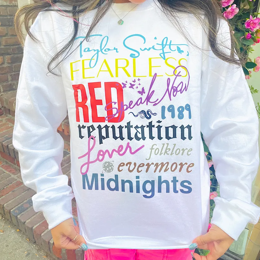 Taylor Eras Crewneck Sweatshirt