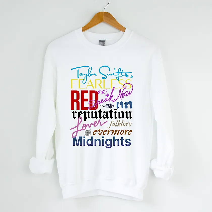 Taylor Eras Crewneck Sweatshirt