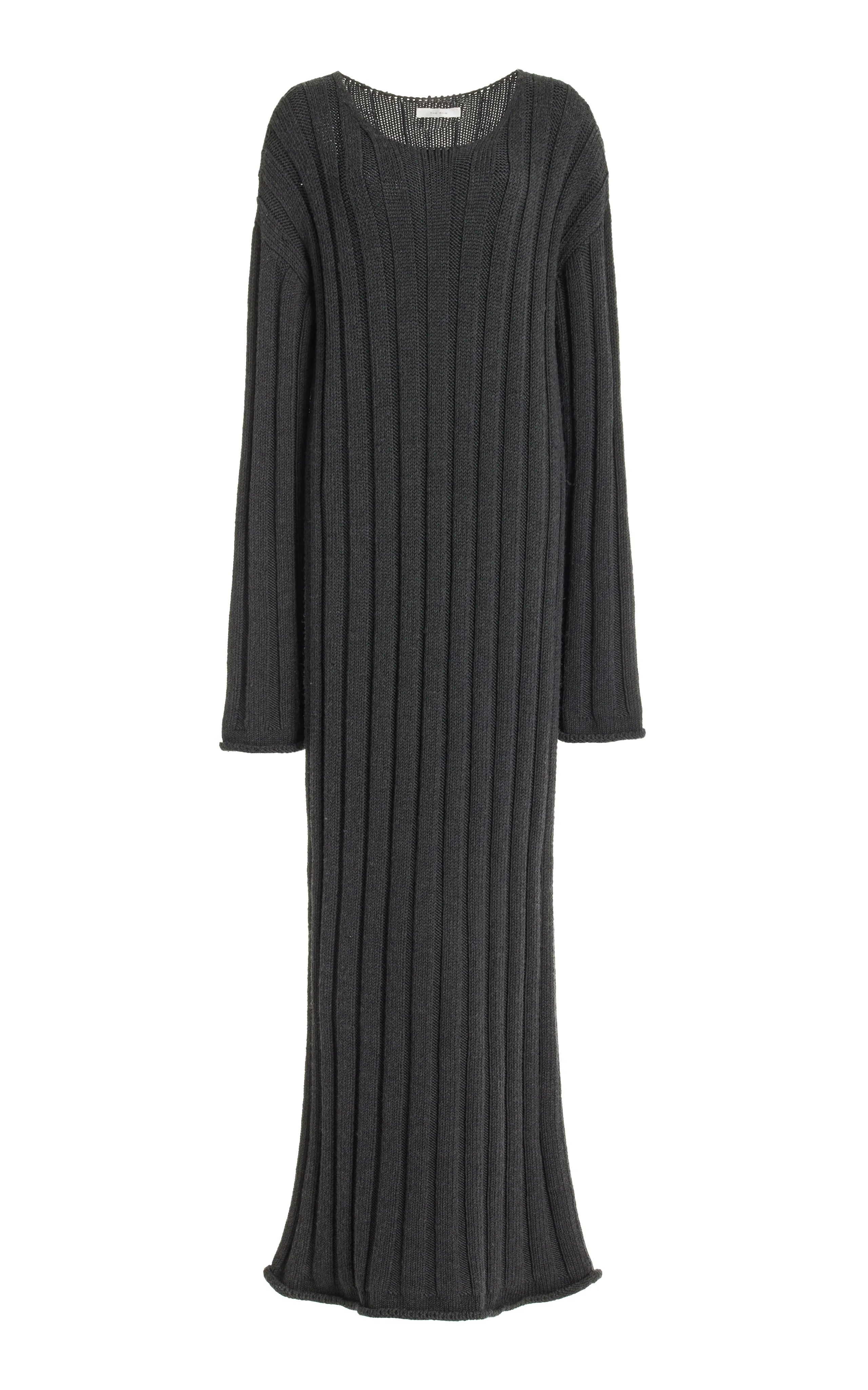 The Row Danielas Ribbed-Knit Wool-Blend Maxi Dress