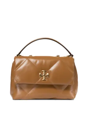 TORY BURCH Kira Diamond Quilt Mini Crossbody Handbag in Brown