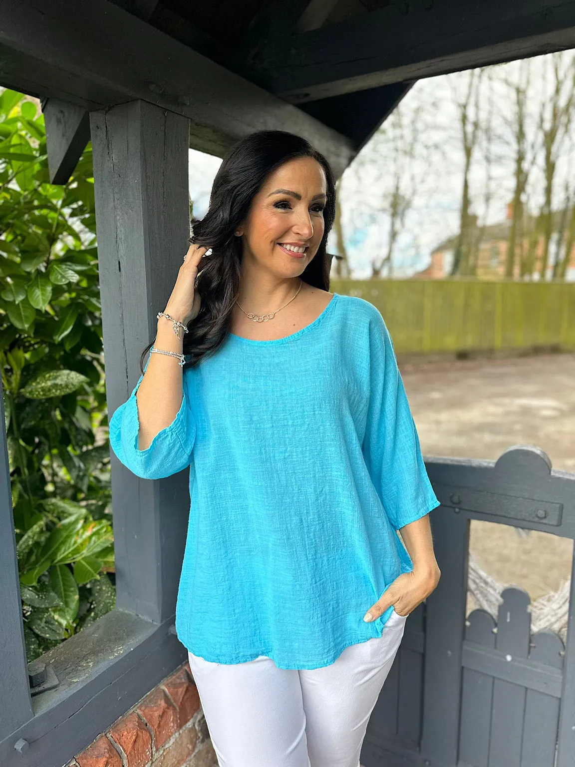 Turquoise Essential Top Callie