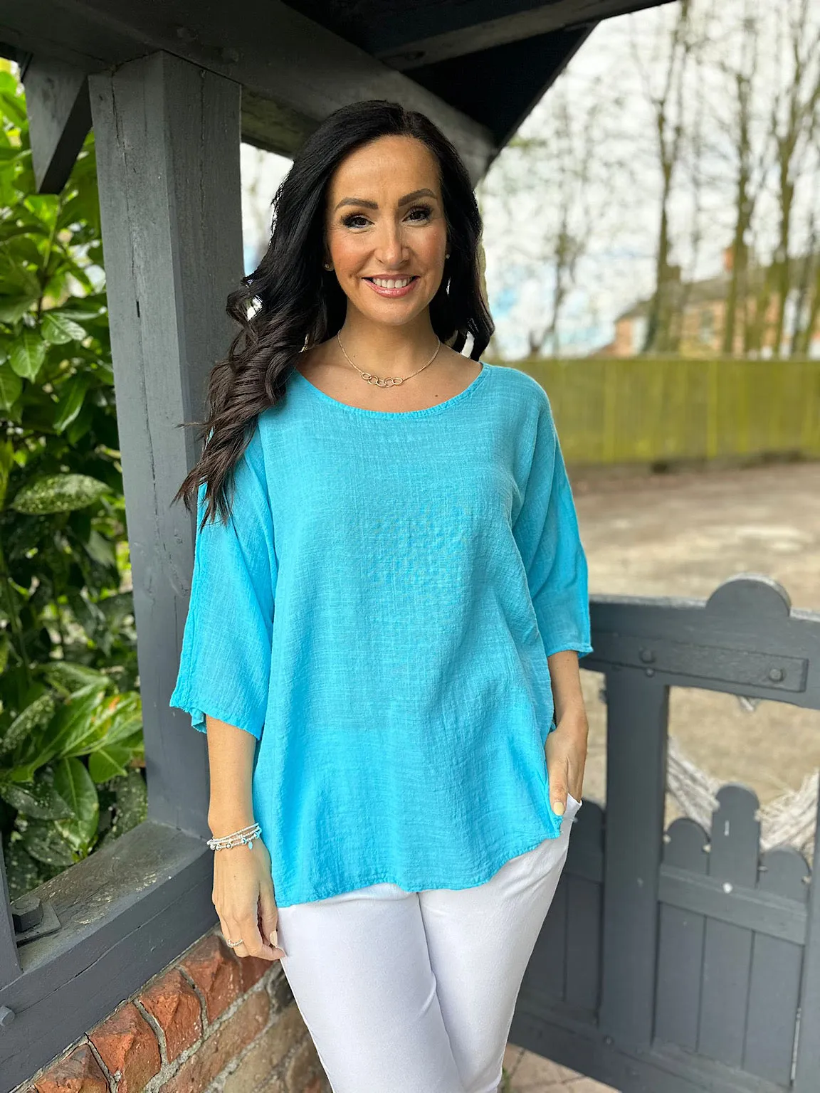 Turquoise Essential Top Callie