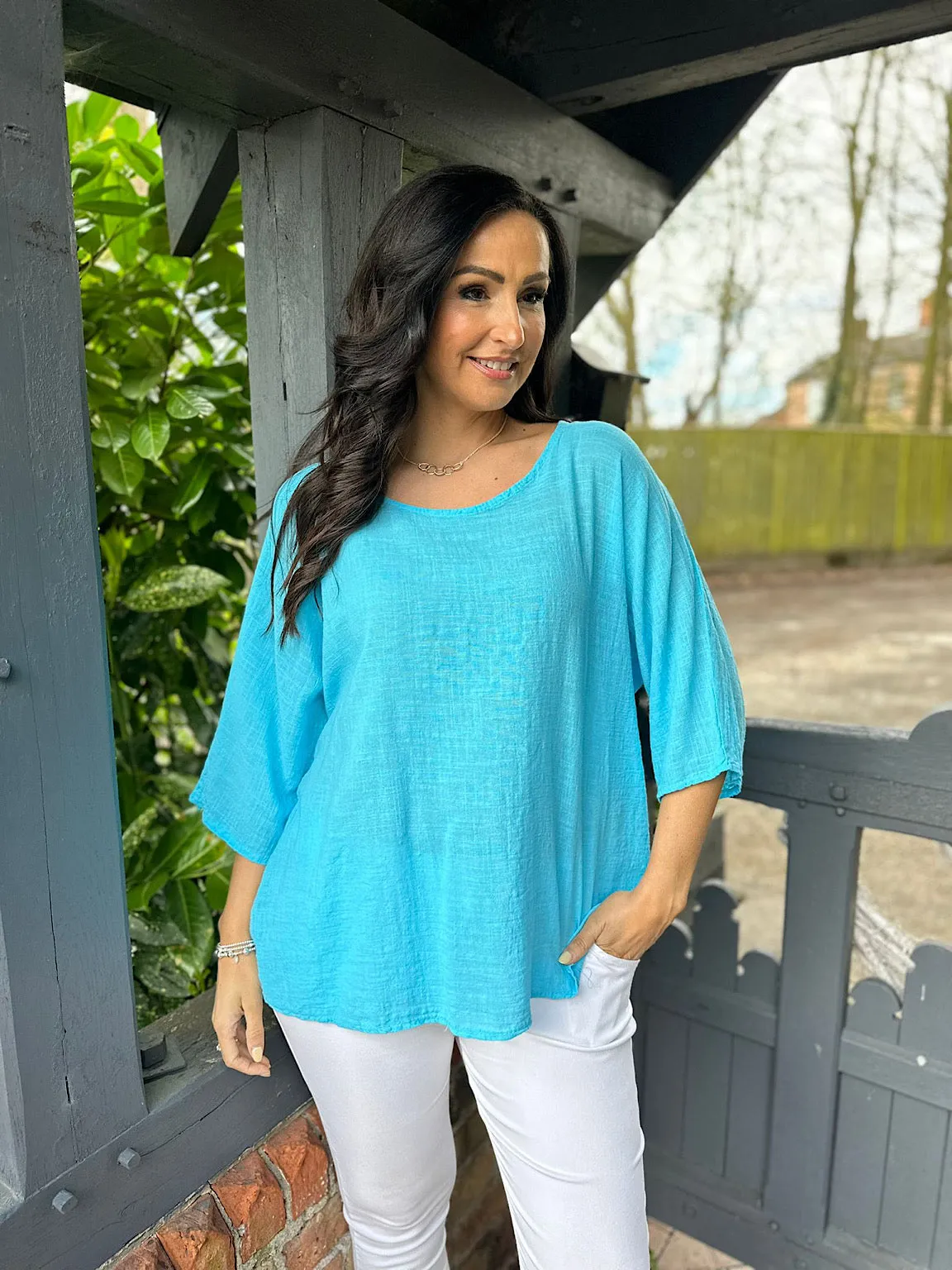 Turquoise Essential Top Callie