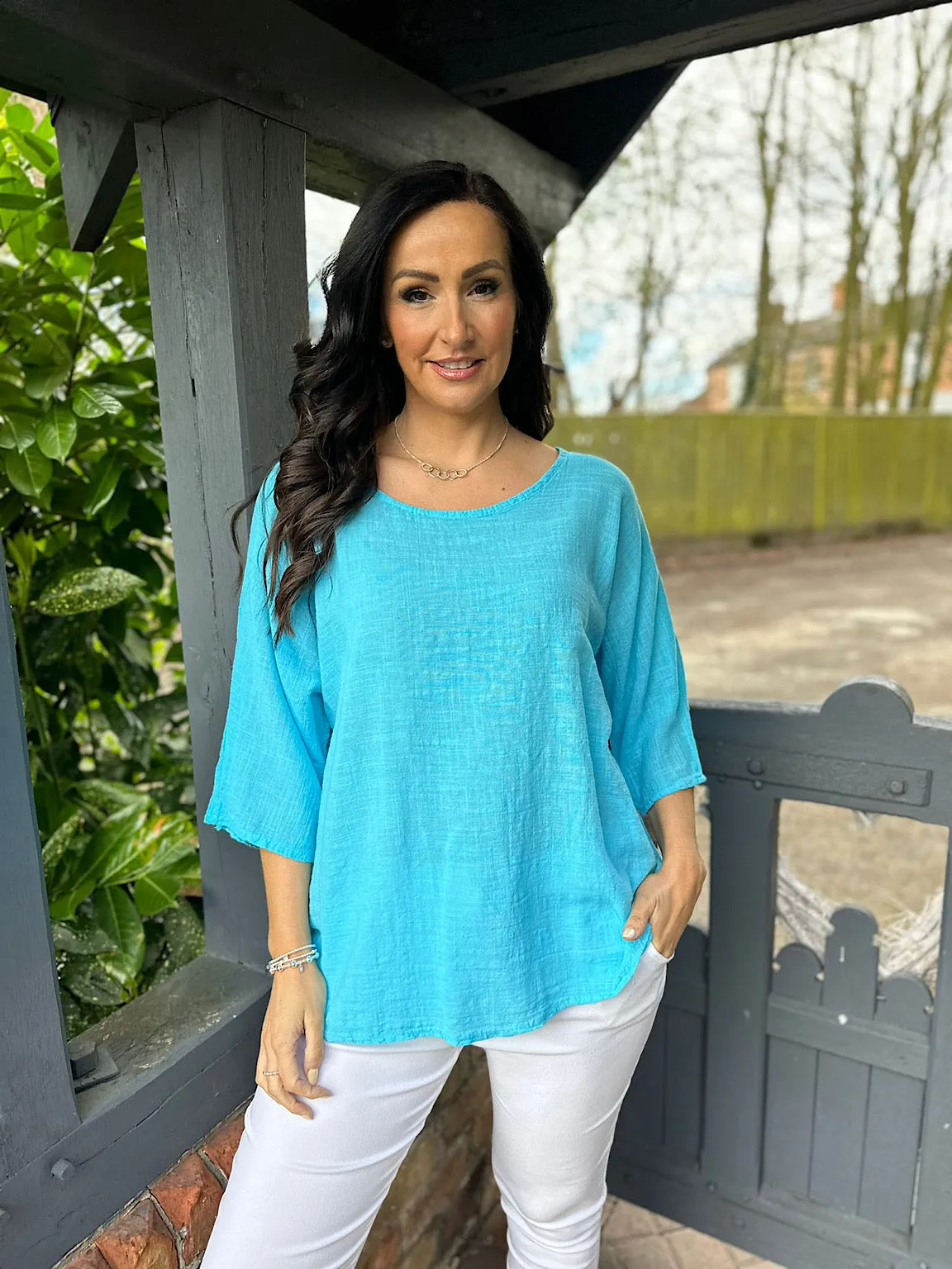 Turquoise Essential Top Callie