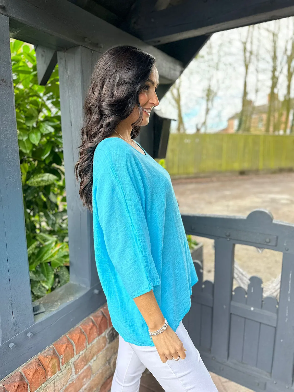 Turquoise Essential Top Callie