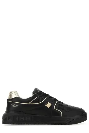 Valentino Garavani One Stud Panelled Sneakers