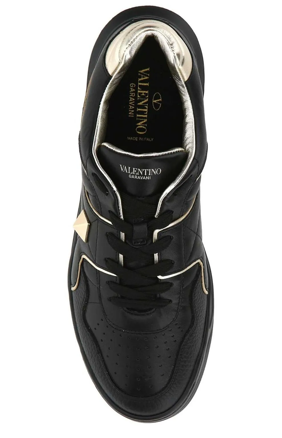 Valentino Garavani One Stud Panelled Sneakers