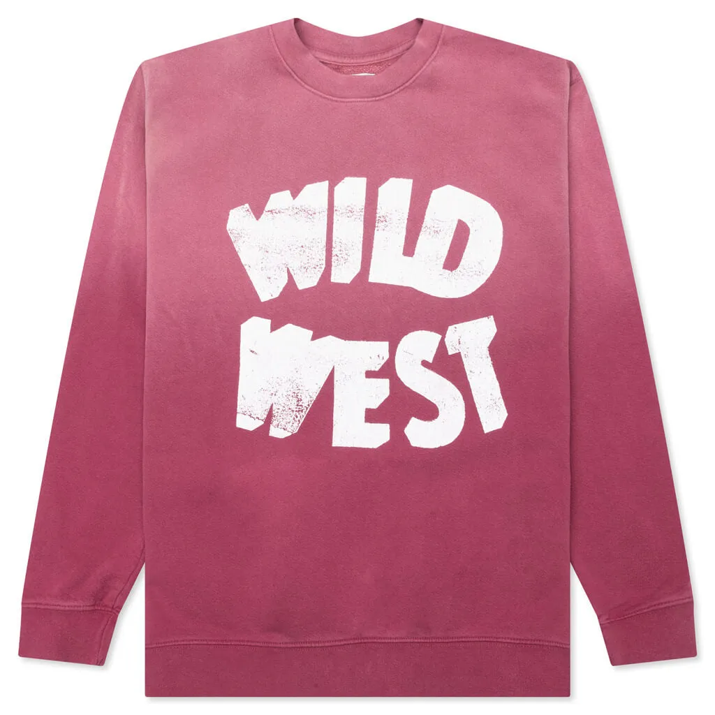 Wild West Crewneck - Burgundy